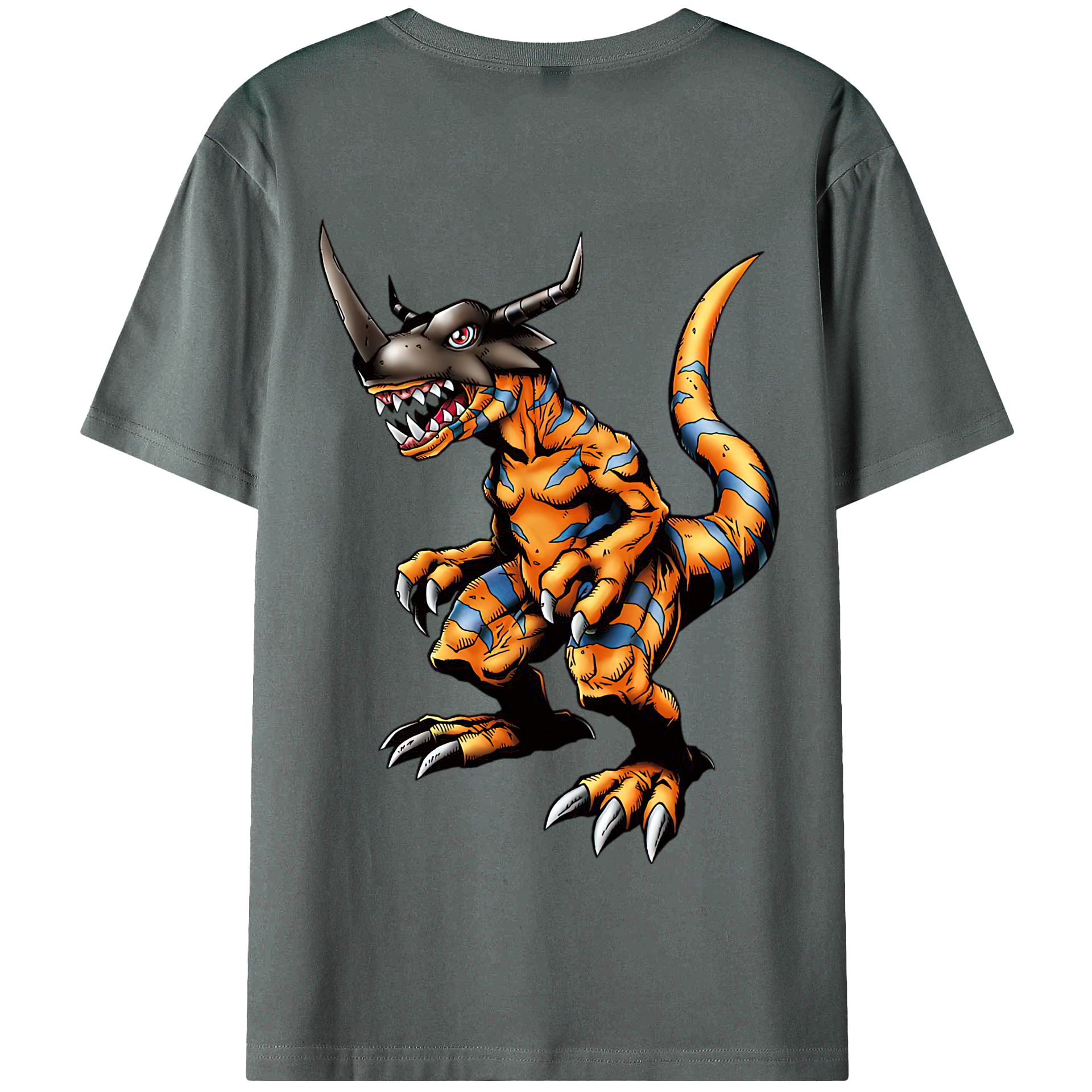 （画像用） Digimon デジタルモンスター/デジモン 綿100％半袖Tシャツ（背面プリント）